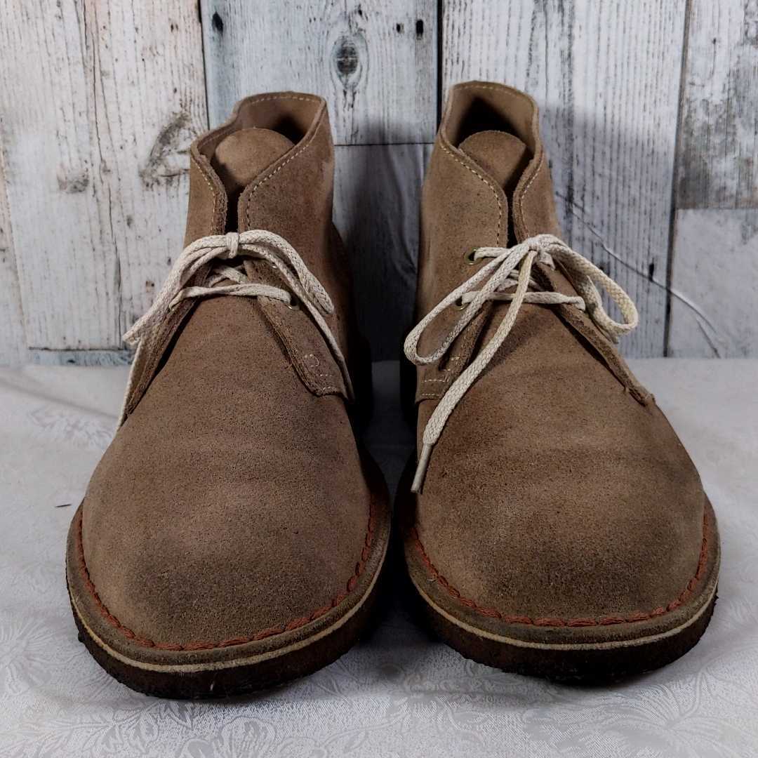 Clarks クラークス ベージュ スエード デザートブーツ チャッカブーツ