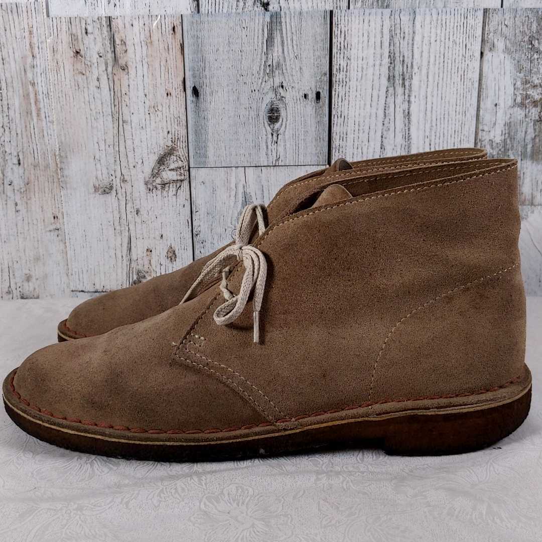 Clarks クラークス ベージュ スエード デザートブーツ チャッカブーツ