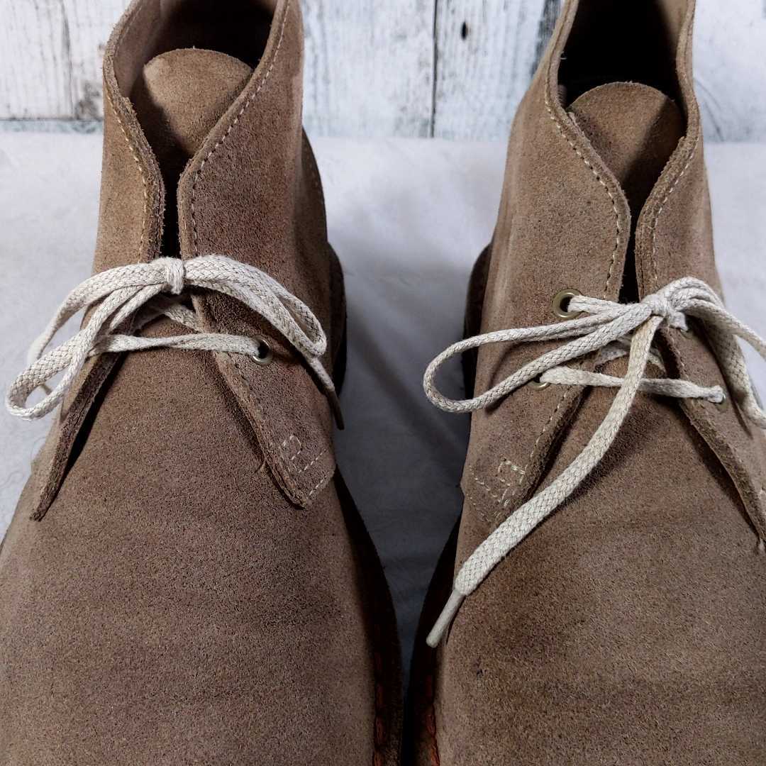 Clarks クラークス ベージュ スエード デザートブーツ チャッカブーツ