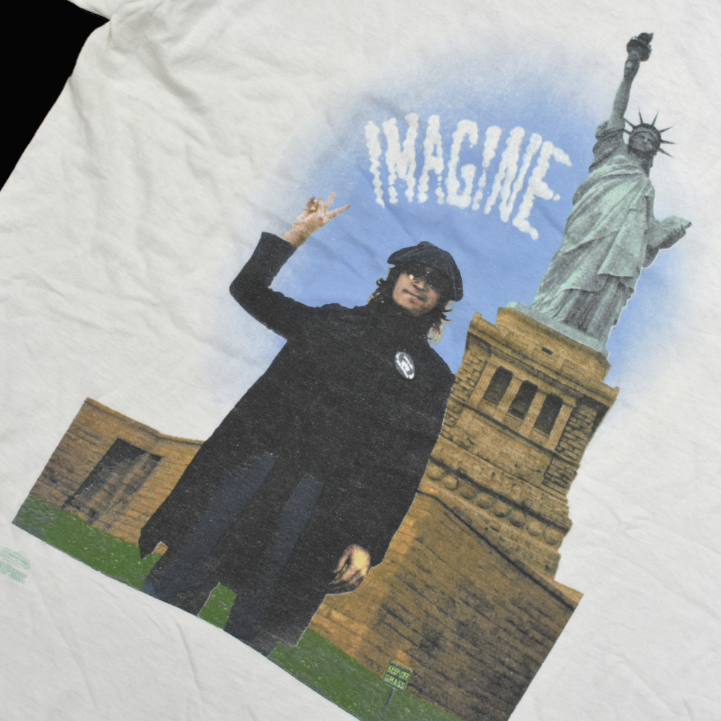レアプリント 90s ビンテージ JOHN LENNON ジョンレノン IMAGINE 