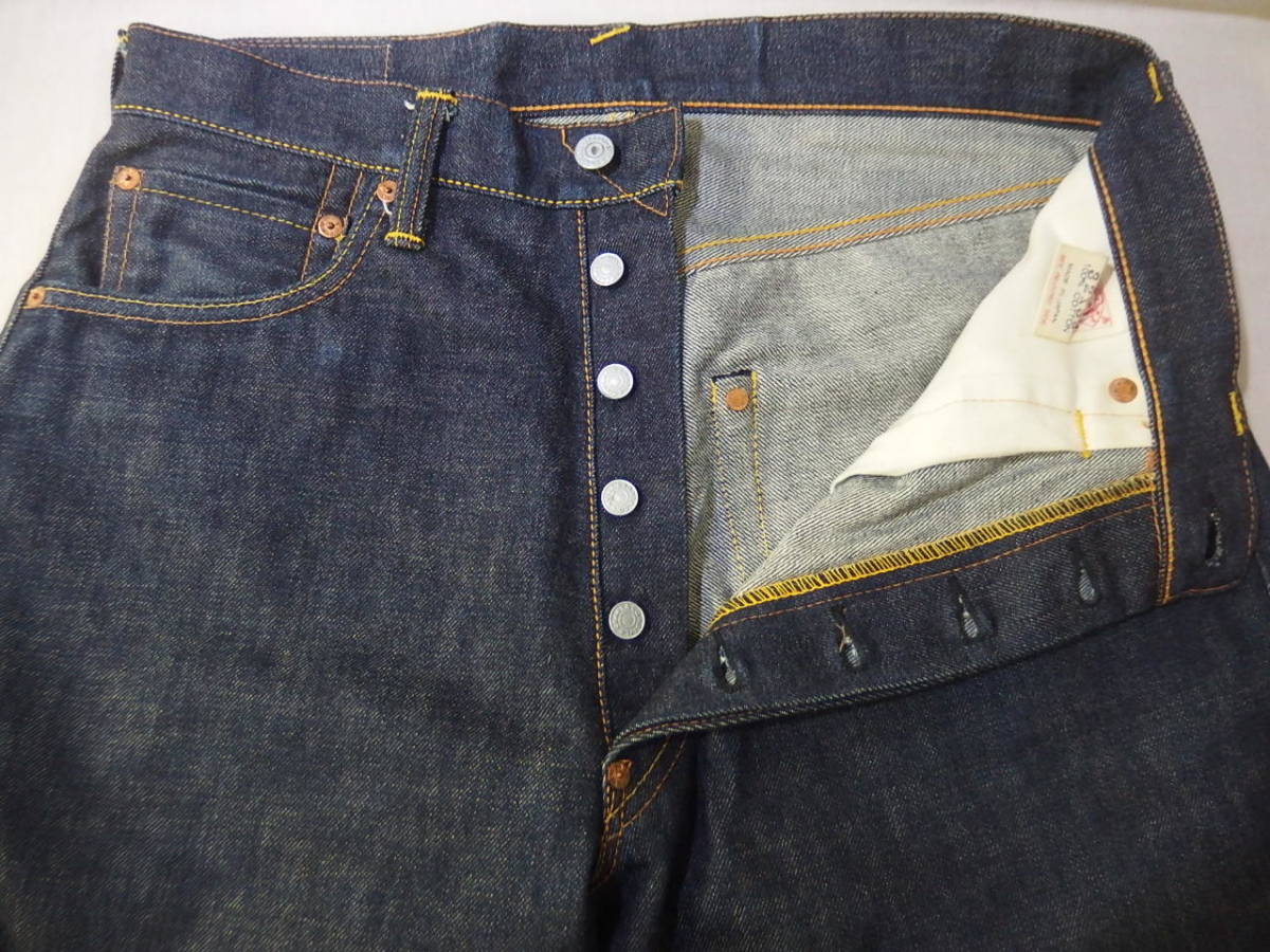 0 EVISU エビス 十周年記念 Lot.2001 リペア ☆濃紺 EVISU エヴィス 