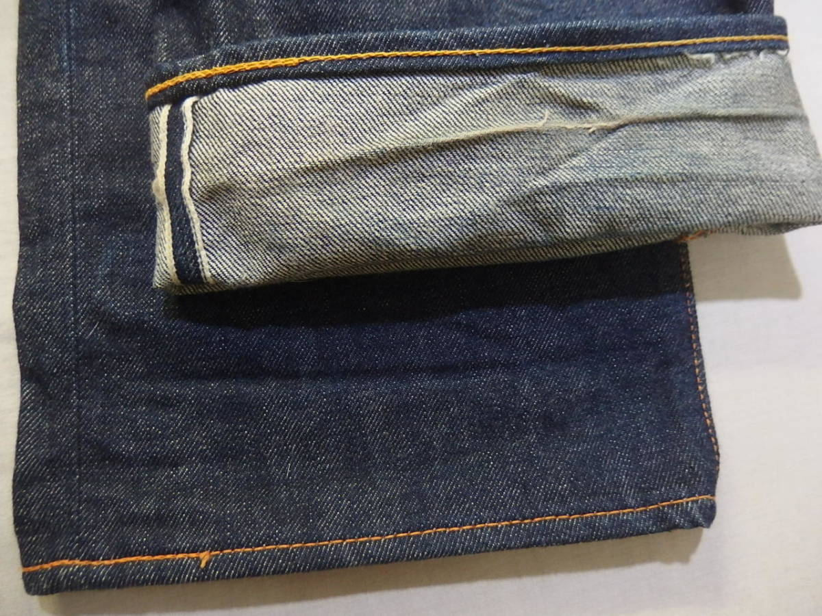 0 EVISU エビス 十周年記念 Lot.2001 リペア ☆濃紺 EVISU エヴィス 