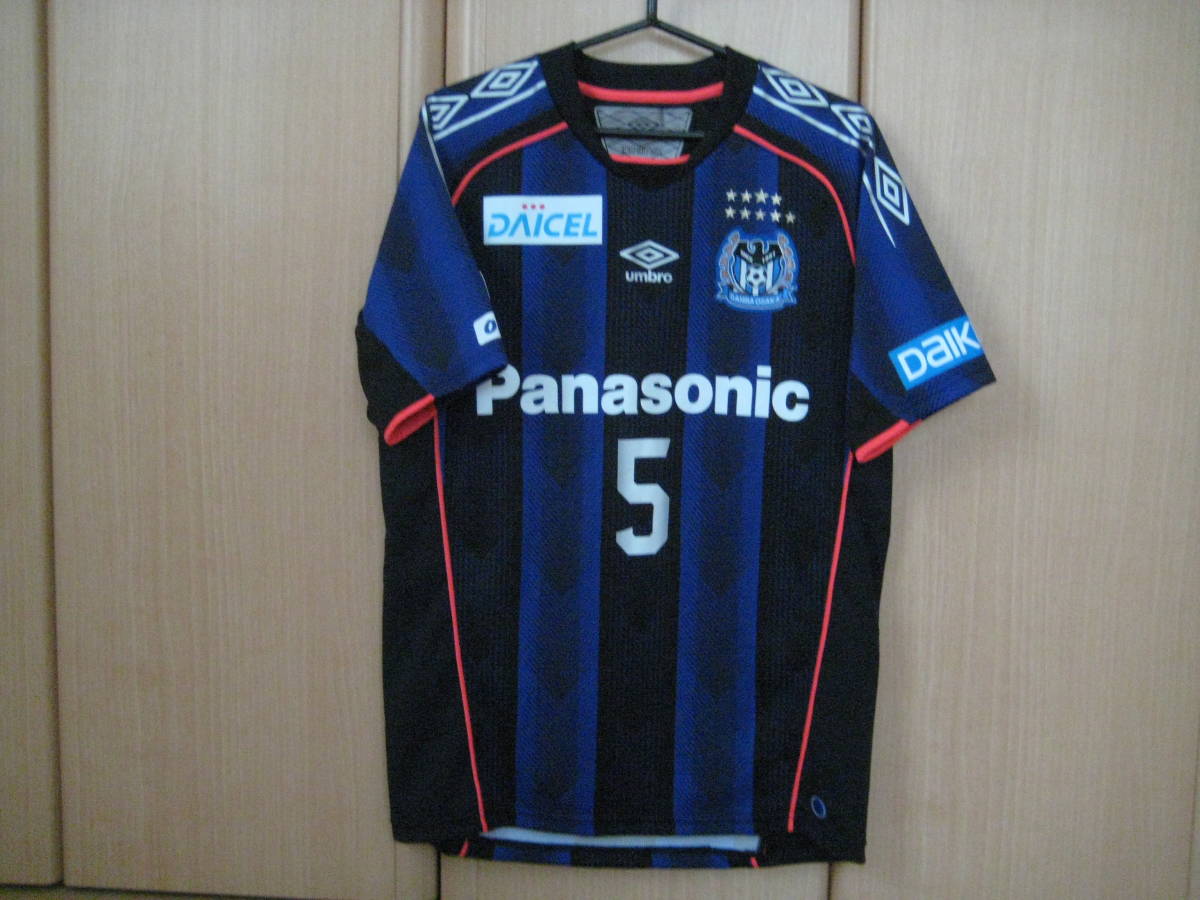 ☆ガンバ大阪 2018 オーセンティックユニフォーム ＃5 三浦 サイズ O