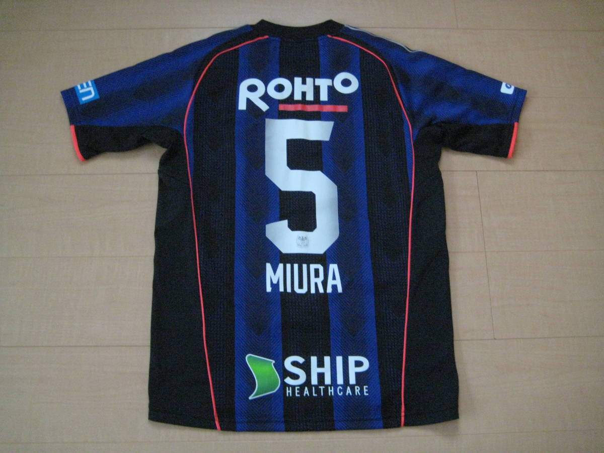 ☆ガンバ大阪 2018 オーセンティックユニフォーム ＃5 三浦 サイズ O