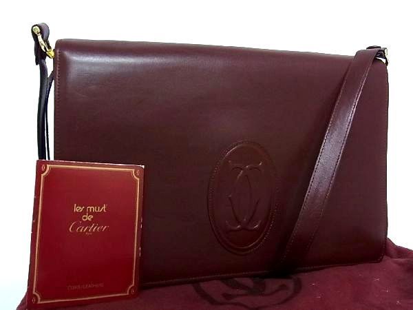 1円 Cartier カルティエ マストライン レザー ゴールド金具 1円 Cartier カルティエ マストライン レザー ゴールド金具