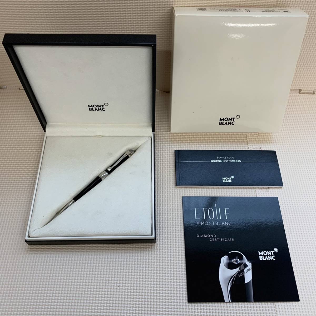 21-9-103 モンブラン MONTBLANC ボールペン M25550 103379 エトワールドモンブラン ダイヤモンド 0.05ct インクあり