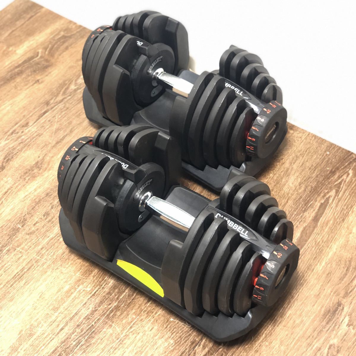 40kg×2□アジャスタブルダンベル 可変式ダンベル 80kg セット 筋トレ 