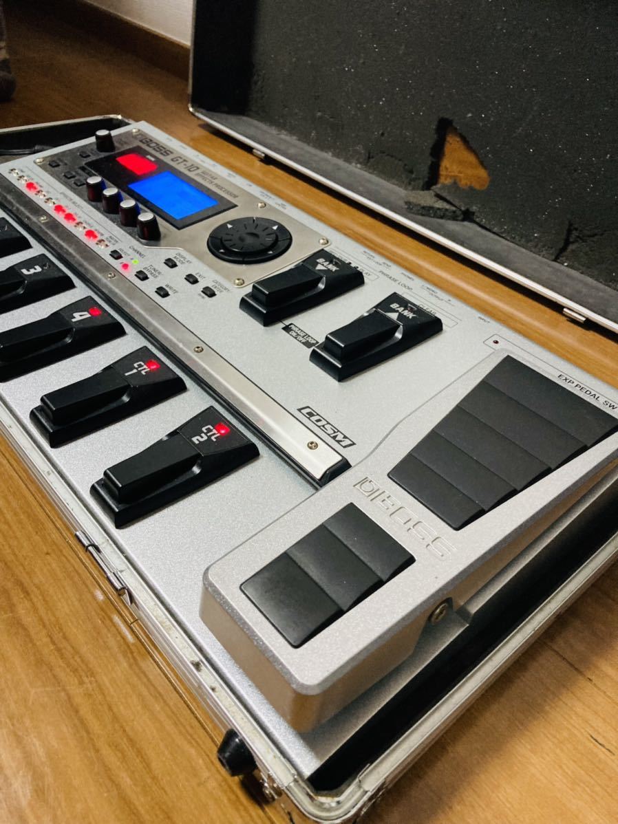 BOSS GT-10 マルチエフェクター　ケース付き_4