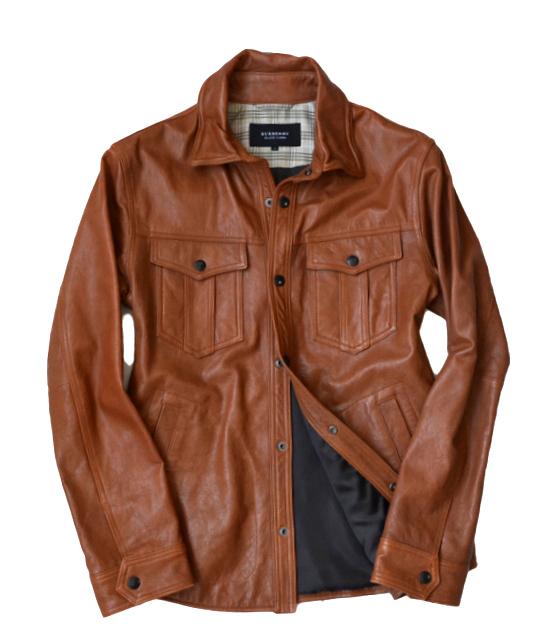 BLACK BURBERRY LABEL バーバリー ブラックレーベル 羊革 シープスキン 
