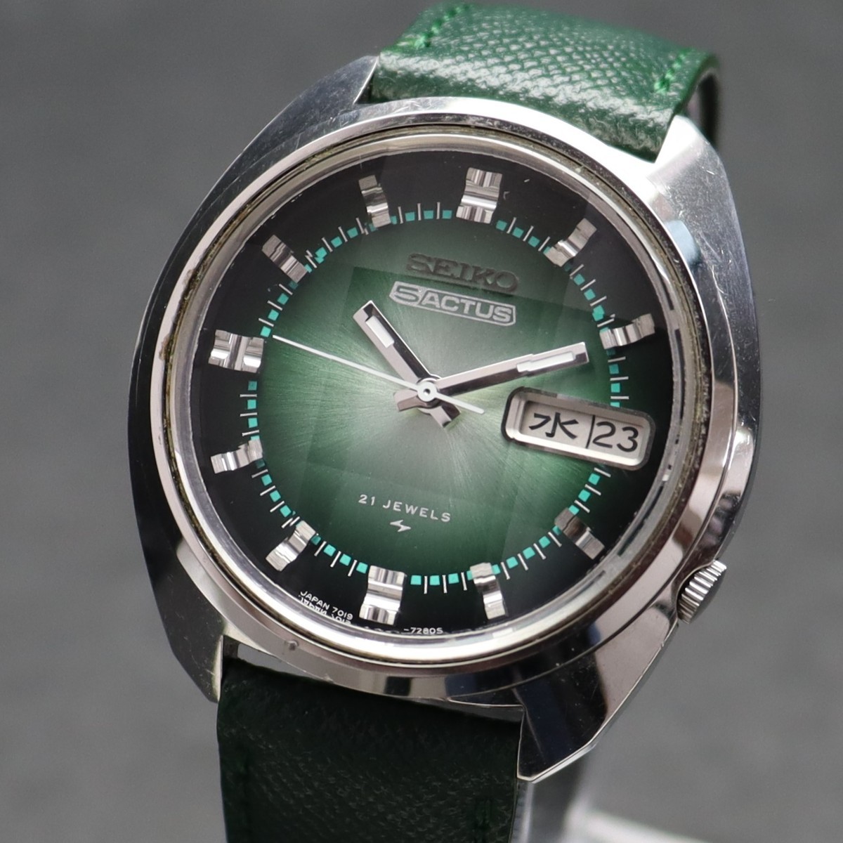 美品 SEIKO 5ACTUS セイコー ファイブアクタス 7019-7210 自動巻き 21 