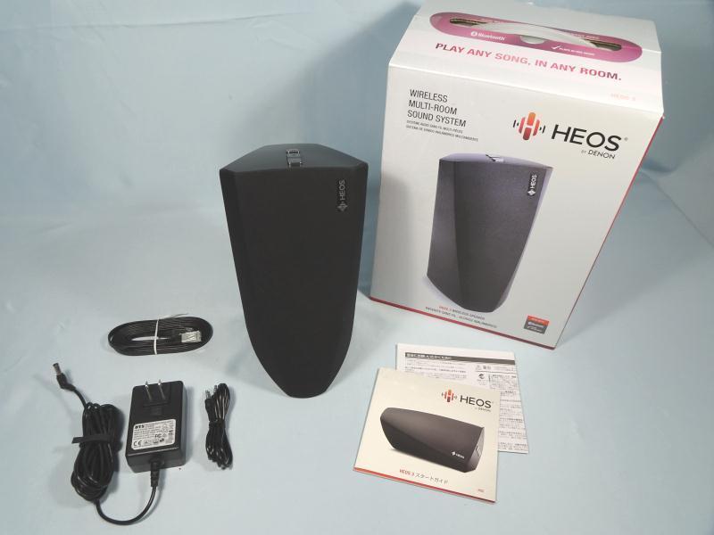 HEOS Denon 0 ポータブルネットワークスピーカー HEOS3HS2-K ブラック