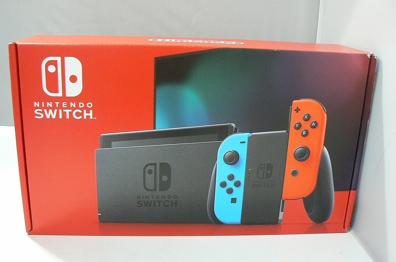 未使用】 SWITCH 本体 新型 バッテリー 大容量 ジョイコンカラー