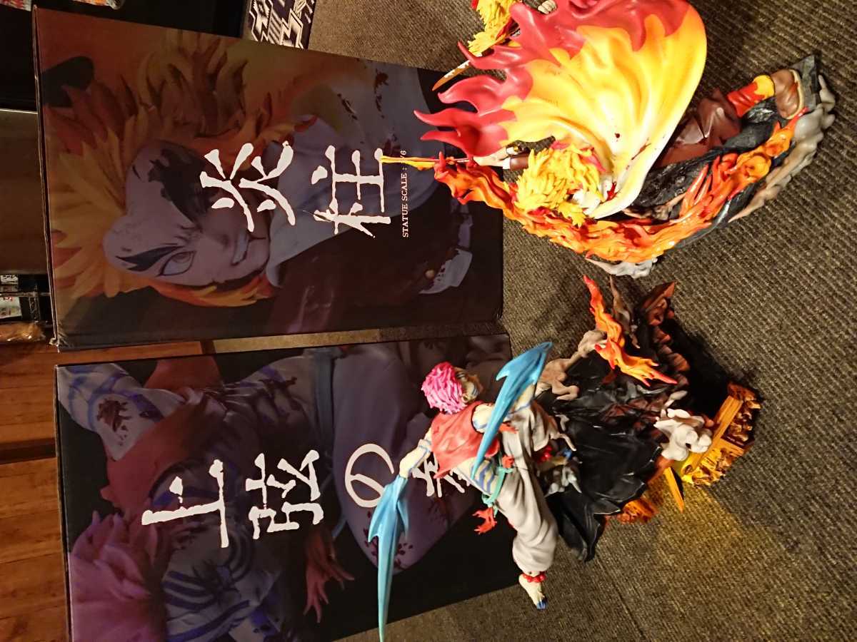 鬼滅の刃 フィギュア ガレージキット 新品 元箱あり 煉獄杏寿朗 あかざ
