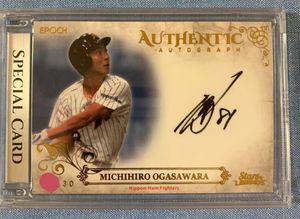 日本ハムファイターズ　小笠原道大　直筆サイン　キャップ　未使用 日本ハムファイターズ 小笠原道大 直筆サイン キャップ 未使用 直筆