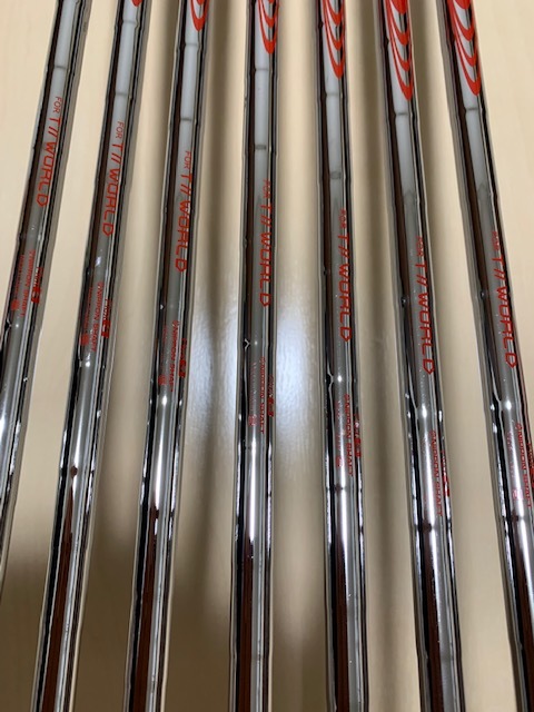 良品 ホンマ TW747VX 5・6・7・8・9・10・11 7本セット シャフト