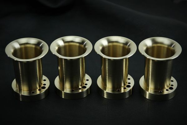 ★長期保管品 CRキャブ 真鍮製 スモールボディ ファンネル 4個 CR29 CR31 CR33 Z1 Z2 カワサキ kawasaki キャブレター SP0258 ♪1150 CRキャブ スモールボディ ☆長期保管品 送料無料！ 50mm スーパーロング