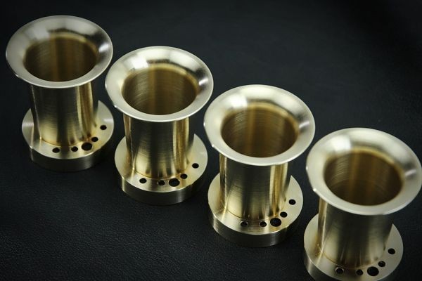★長期保管品 CRキャブ 真鍮製 スモールボディ ファンネル 4個 CR29 CR31 CR33 Z1 Z2 カワサキ kawasaki キャブレター SP0258 ♪1150 CRキャブ スモールボディ ☆長期保管品 送料無料！ 50mm スーパーロング