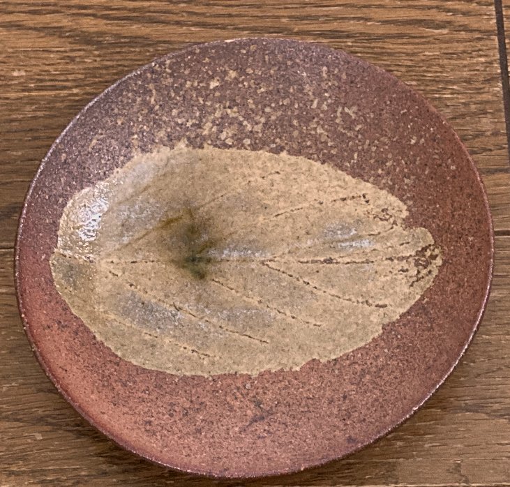 魯山人 料亭 星ヶ岡茶寮 (星岡茶寮）渦文見込 星岡印 平茶碗 魯山人と