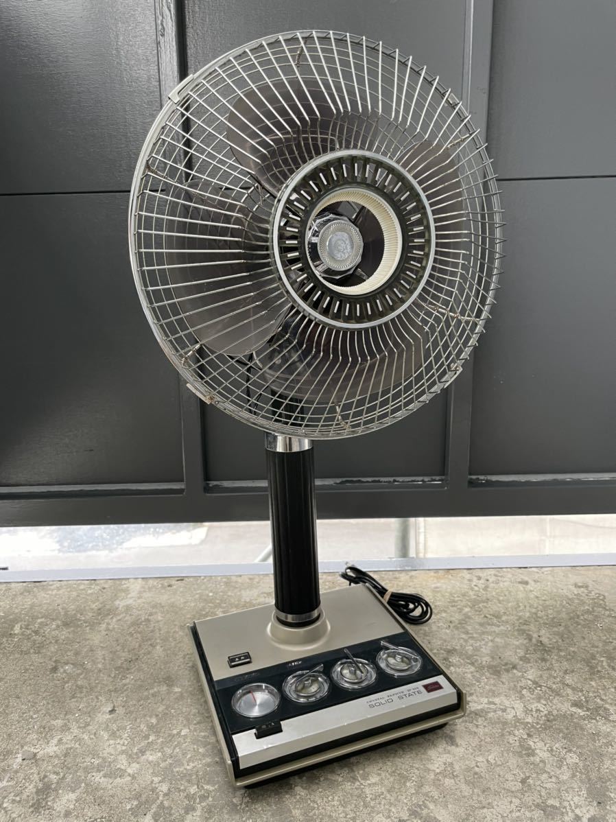 昭和レトロ TOSHIBA 東芝扇風機 SF-30S CRYSTAL ZEPHYR 『SOLID STATE