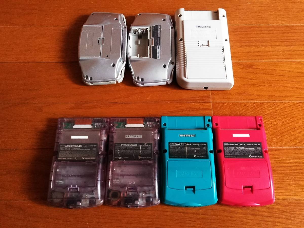 ゲームボーイカラー ジャンク ジャンク任天堂 7台 アドバンスSP 1台 計