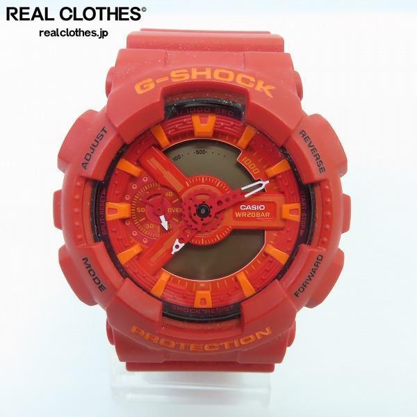 G-SHOCK/G-ショック Blue and Red Series BIG CASE ビッグケース GA-110AC-4AJF 【動作未確認】 /000