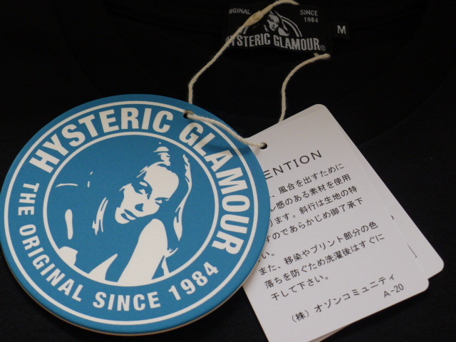 新品 大人気！ヒステリックグラマー/ 半袖Ｔシャツ『YANKEE GIRL』ブラック M