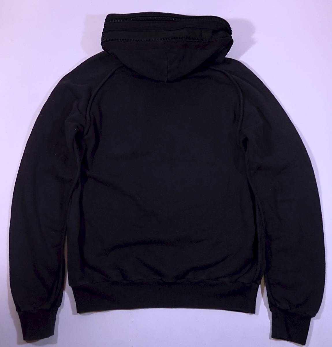 超希少RAF BY RAF SIMONS 即完売 MA-1ポケット/蛇腹スウェットパーカー 
