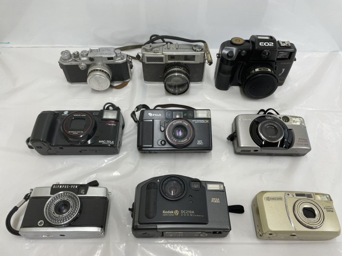  9-145 9台 フィルムカメラ ジャンク まとめ売り canon kodak olympus minolta autoboy コンパクト レトロ アンティーク 動作未確認(その他)｜売買されたオークション情報、yahooの商品情報をアーカイブ公 その他