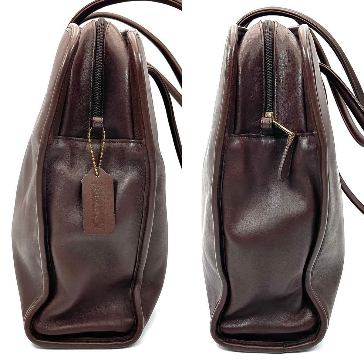 m*k様 オールドコーチ ダークブラウン ビジネスバッグ 1円 COACH コーチ オールドコーチ トートバッグ 7307 ビジネスバッグ