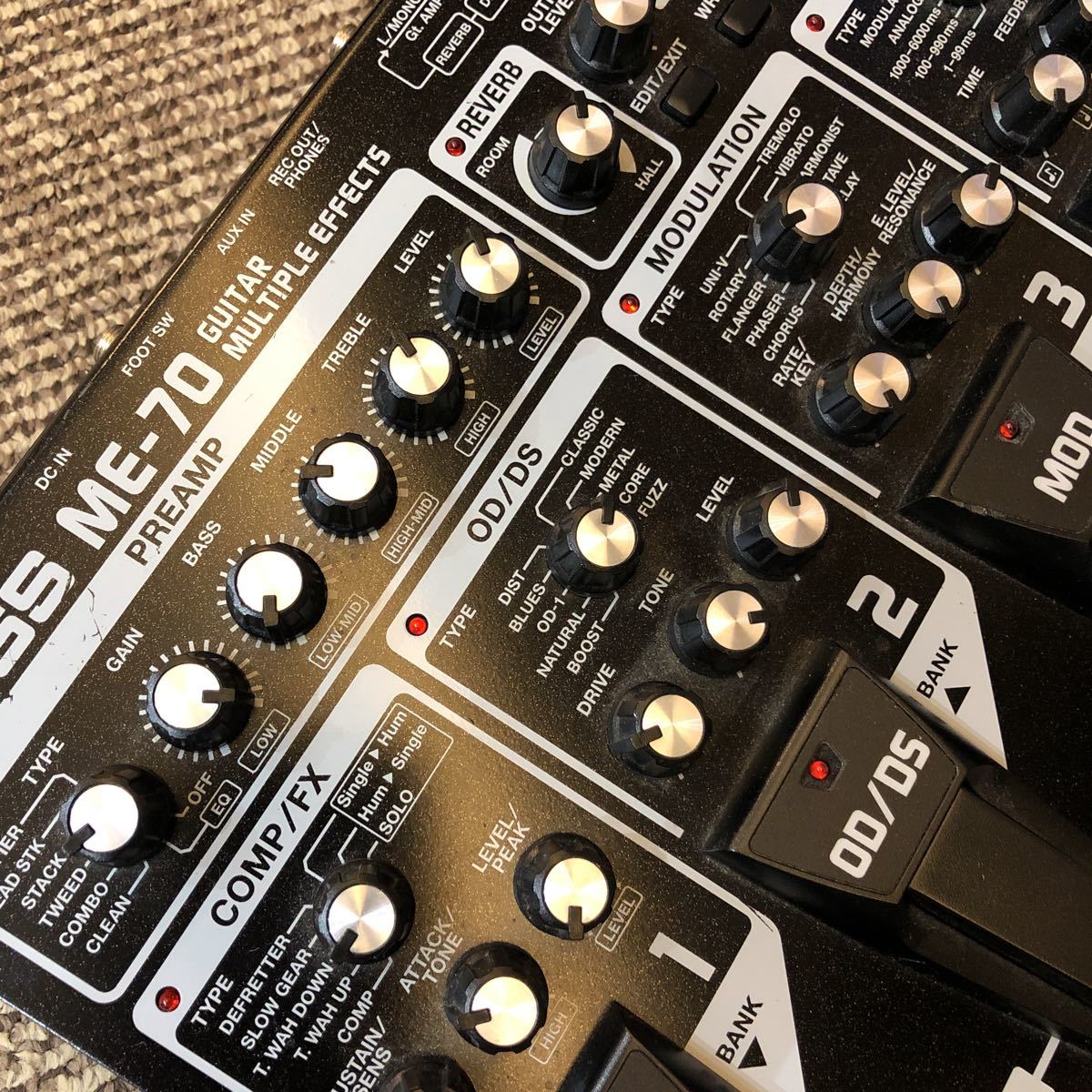 ME-70 Guitar Effects - Multiple BOSS マルチエフェクター Boss Pedal