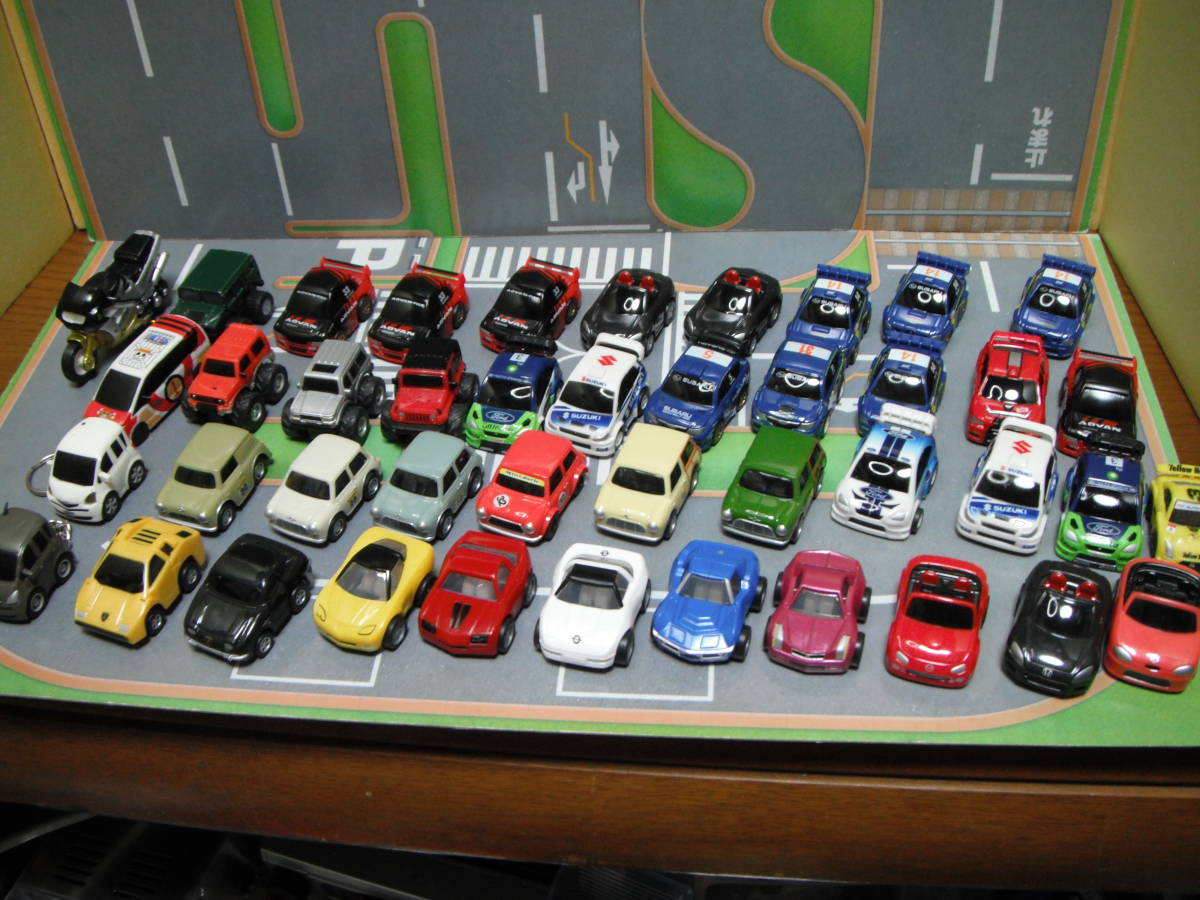 スーパーカー・ミニクーパー・ラリーカー等のチョロＱいろいろまとめて_1