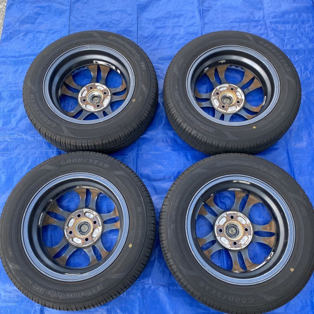 TMW ホイール 14×5J+45 PCD100 165/70R14 グッドイヤー EG01 21 TMW ホイール 14×5J+45 PCD100 165/70R14 グッドイヤー EG01 21