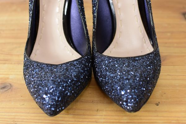 SS A0947 高級 MIU MIU ミュウミュウ ビジュー ラメ ハイ ヒール