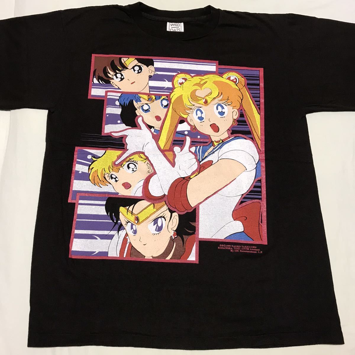 セーラームーン Tシャツ シングルステッチ XL 検)エヴァンゲリオン 