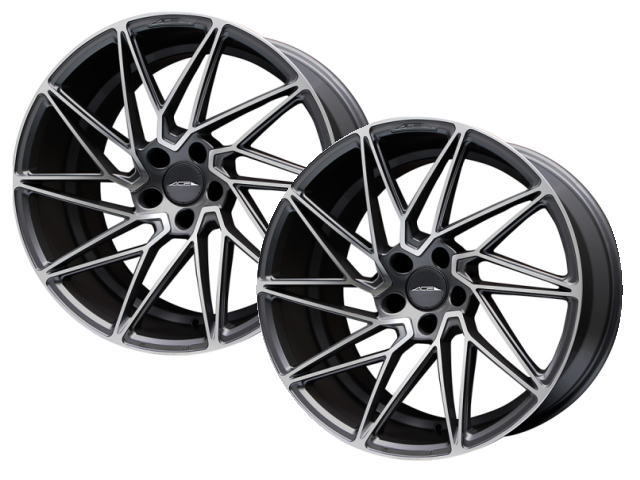 未使用☆アルミホイール ACE　DRIVEN(ドリブン)20インチ 8.5J　２本セット　ガンメタポリッシュ☆1778/3BL