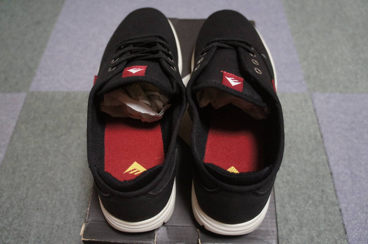 Emerica Wino Cruiser | - LT Shoes CRUISER 0 WINO [エメリカ] 003(BLACK&frasl;BLACK&frasl;US8 26cm × Skate White&frasl;Grey