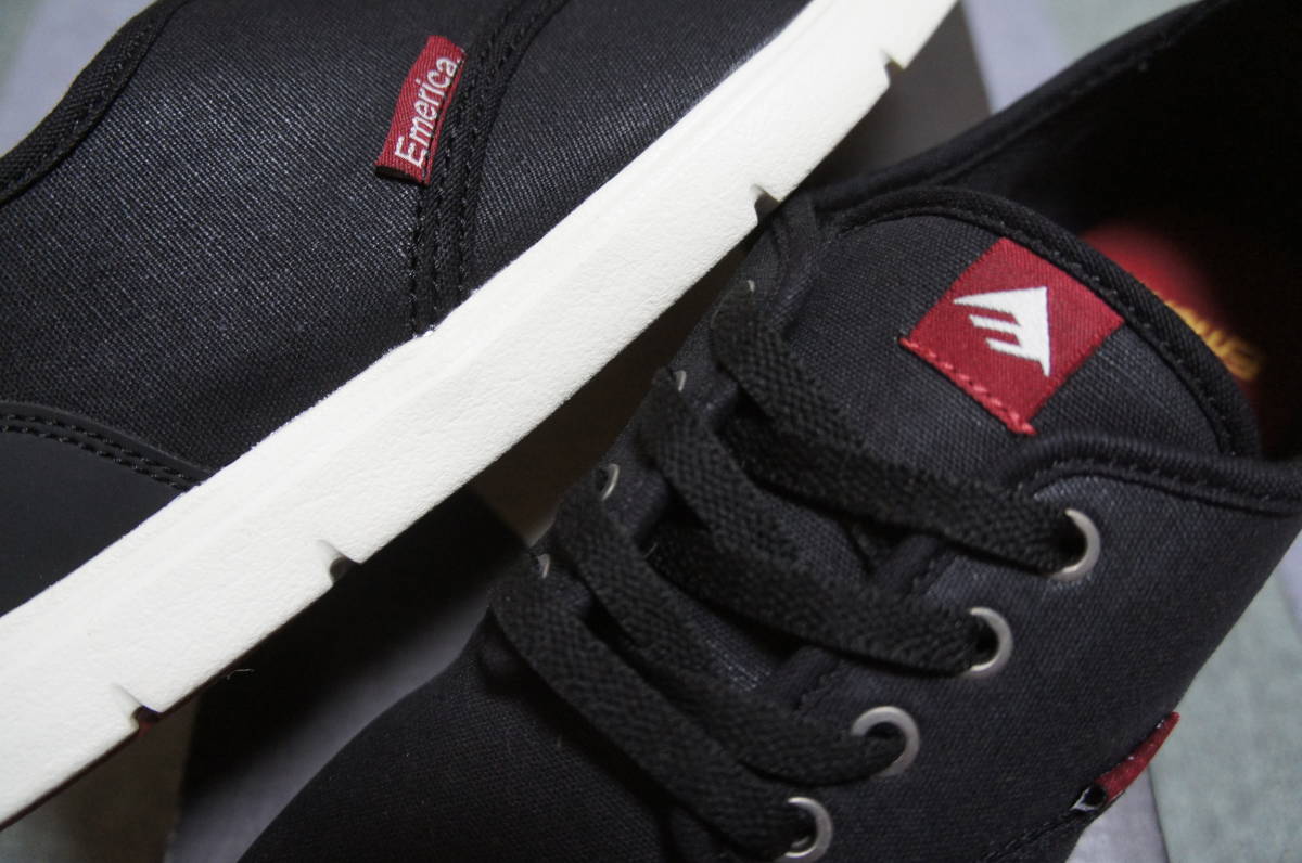 Emerica Wino Cruiser | - LT Shoes CRUISER 0 WINO [エメリカ] 003(BLACK&frasl;BLACK&frasl;US8 26cm × Skate White&frasl;Grey
