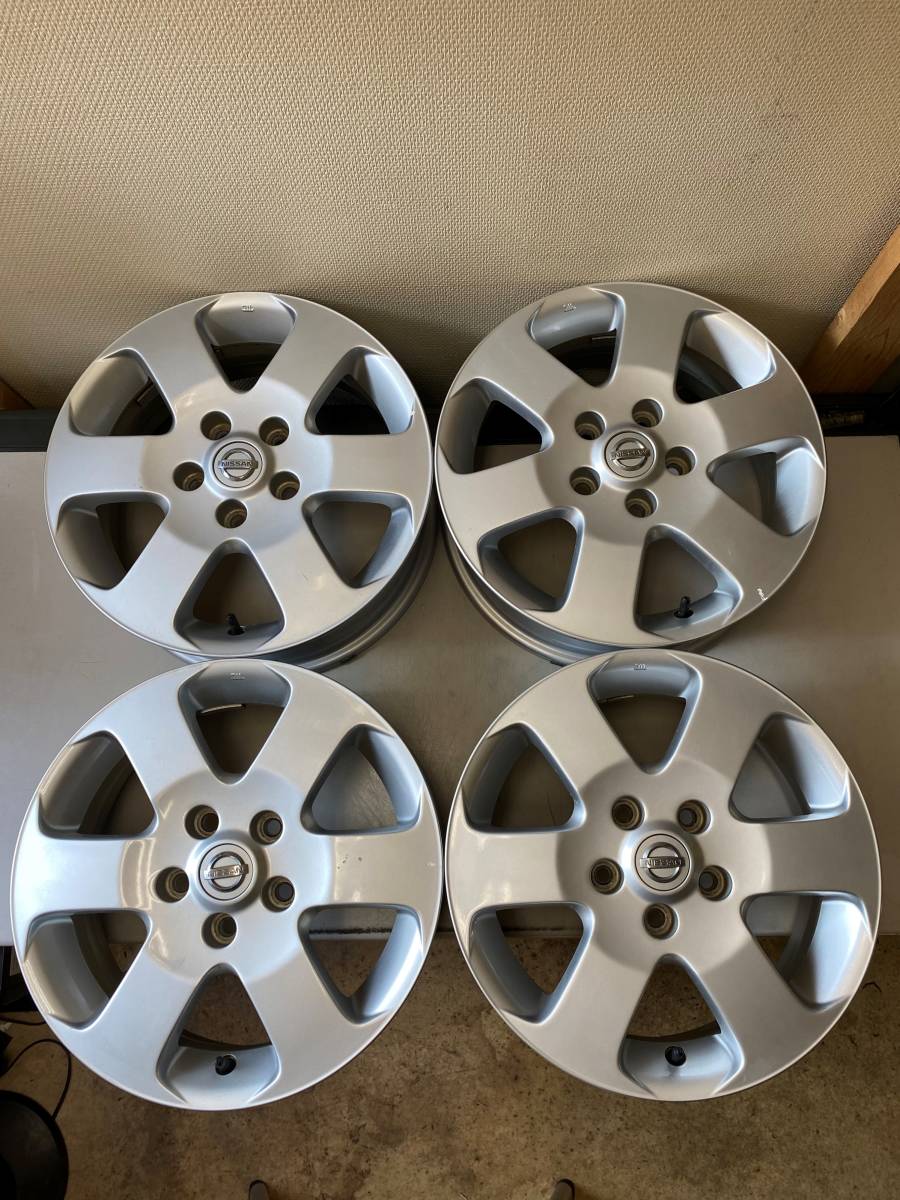 NISSAN・セレナ 純正アルミホイール・16インチ 4本セット 6本スポーク 16×6ＪＪ 