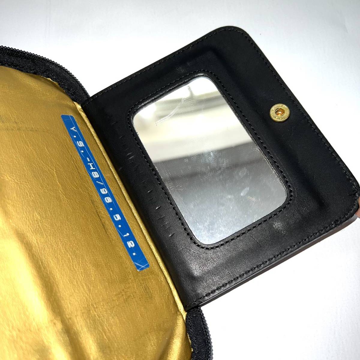 送料無料】Versace ヴェルサーチ バニティバッグ コスメポーチ 総柄