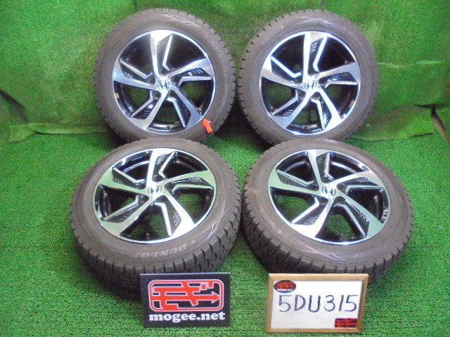 赤字超特価，本物保証 5DU315AD12 215/55R17 ダンロップ WM01 スタッドレスタイヤ+ホンダ純正17インチホイール4本セット RC系 オデッセイ アブソルート(スタッドレスタイヤ)｜売買されたオークション情報、yahooの商品情報 5穴