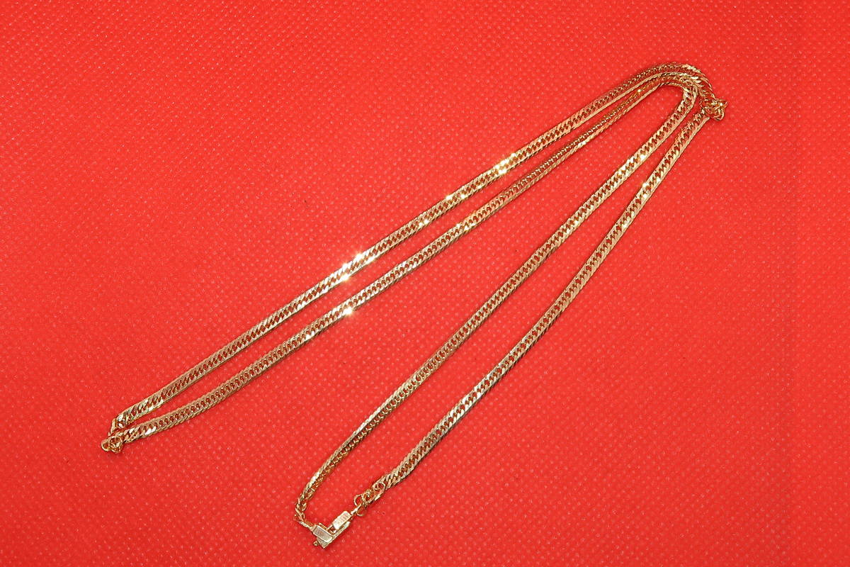 ♪♪K18YG 喜平ネックレス 15.8g 60㎝♪♪ k18 16gの値段と