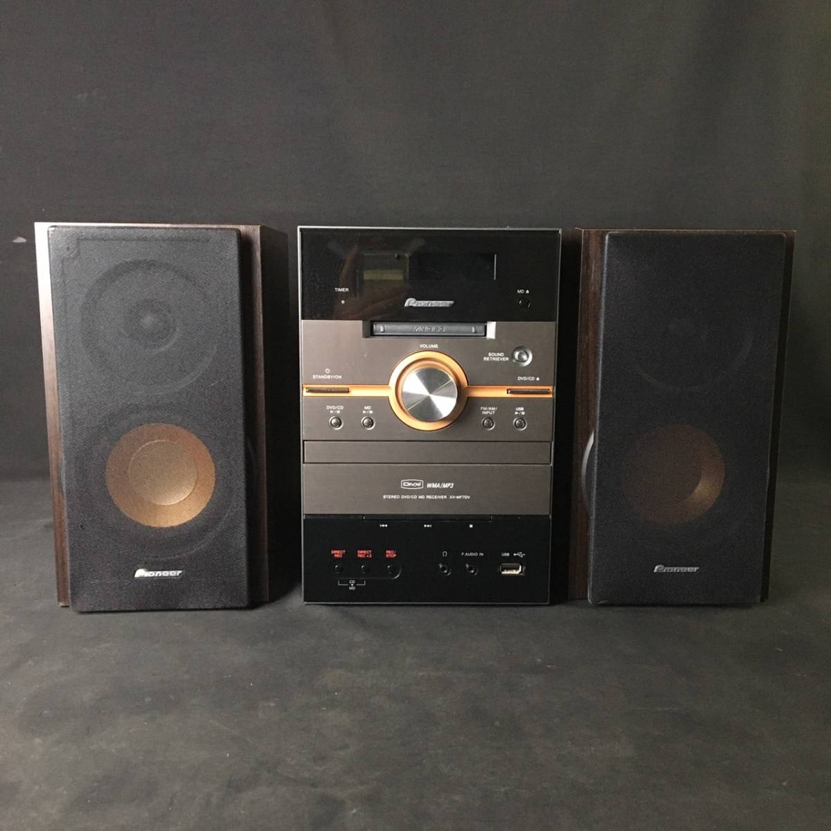 家電 Pioneer     XV-MF7DV Pioneer XV-MF7DV スピーカ CD MD (EVANS) 鶴崎のオーディオ《コンポ