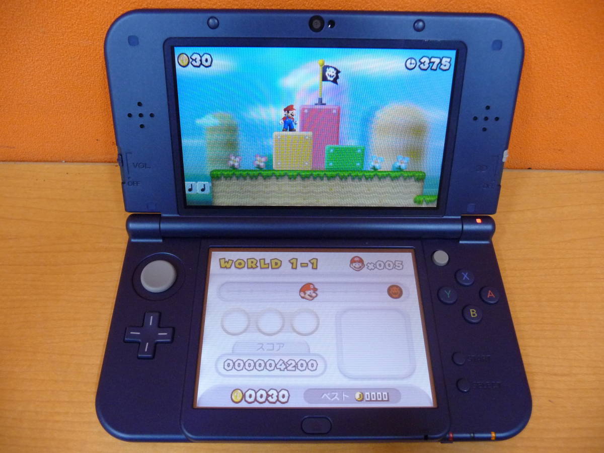 新品 New Nintendo 輝かしき 3DS LL ネイビー 本体 売買された 