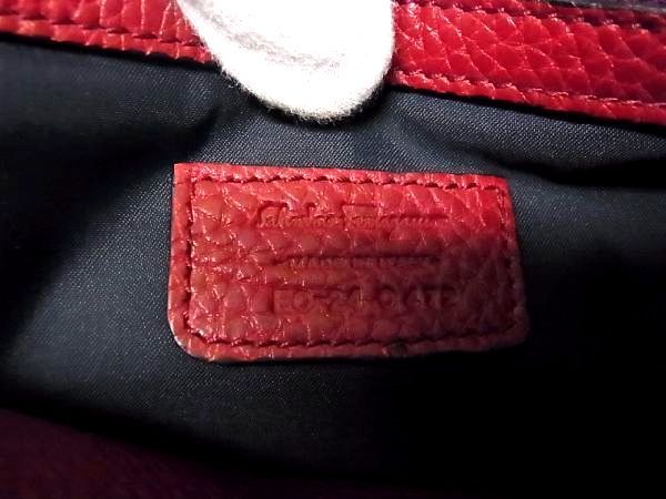 1円 □極美品□ Salvatore Ferragamo フェラガモ EO-24 0472 レザー 
