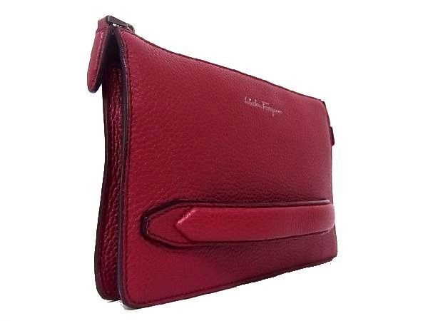 1円 □極美品□ Salvatore Ferragamo フェラガモ EO-24 0472 レザー 