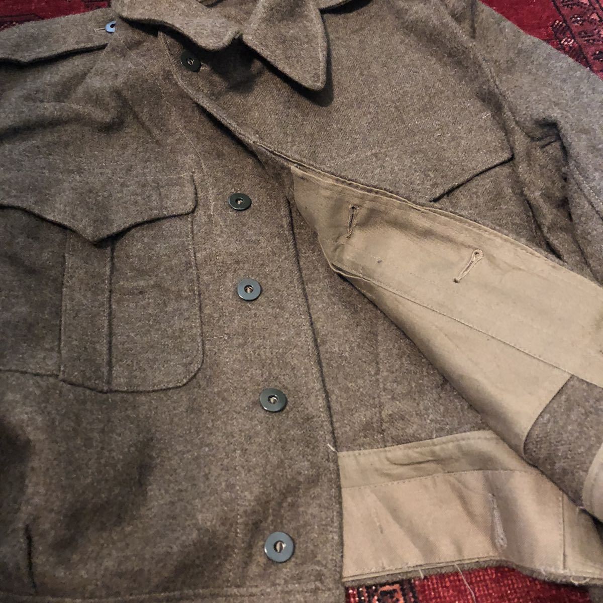 美品 カナダ軍 1955年製 バトルドレスジャケット サイズ3 ミリタリー 