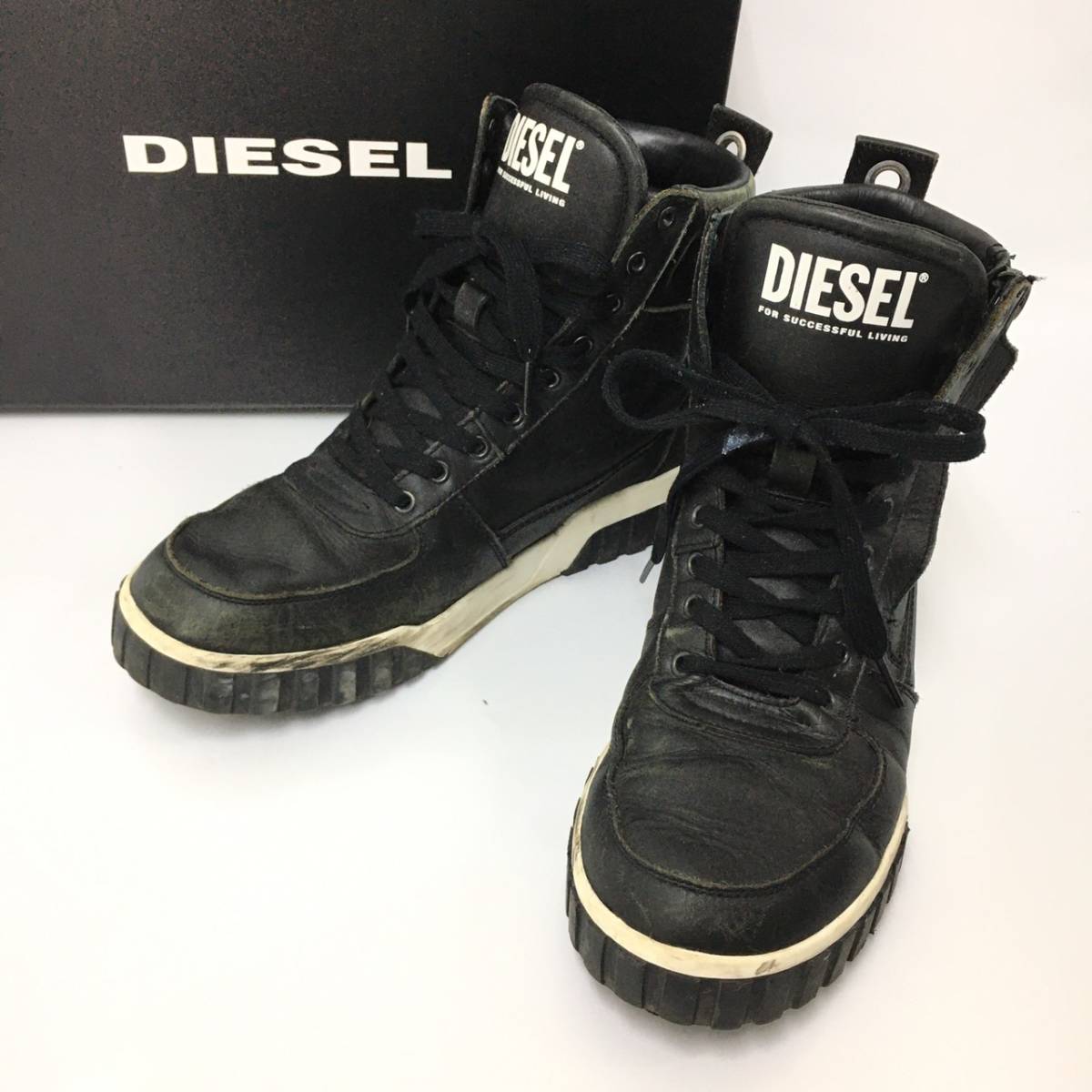 メンズ DIESEL ハイカットスニーカー ブーツ ブラック
