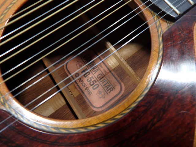 YAMAHA ヤマハ FG-550 12弦 アコースティックギター 1972年製/赤ラベル