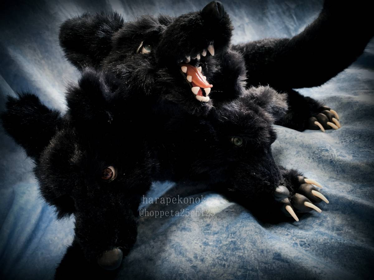 『守護のコ』 ハラペコノコ artdoll アートドール ぬいぐるみ ケルベロス_1