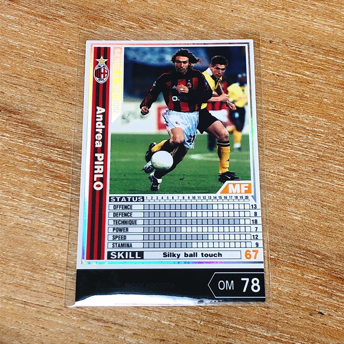 ★FOOTISTA★01-02白ピルロ★ACミラン★コスト100★印刷ミス無し美品★WCCF★フッティスタ★ゲームで使用可能★引継ぎ★変換★_1